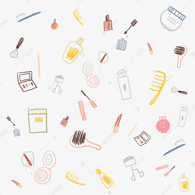 卡通迷你印花图案