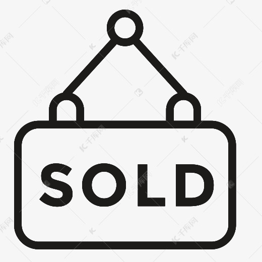 汽车挂牌图标漂亮简约风房子免抠