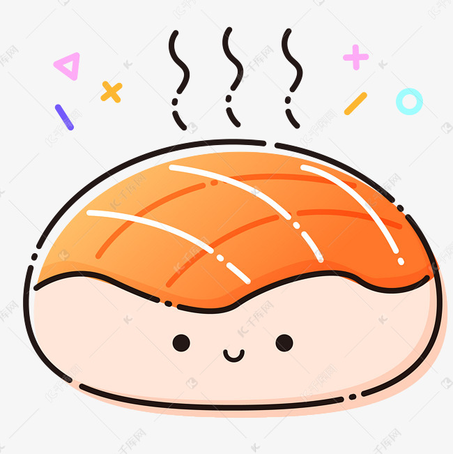 圆形图案菠萝包插图