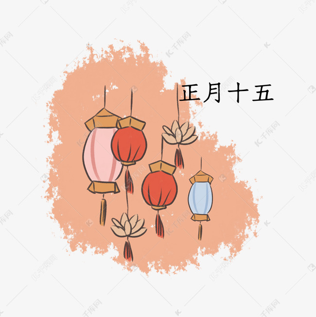 正月猜灯谜素材图片免费下载 高清节日素材psd 千库网 图片编号