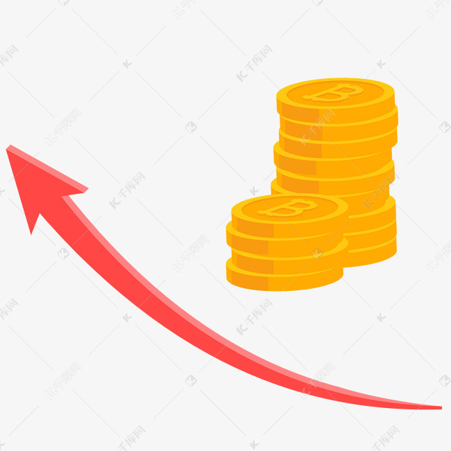 升值价值的卡通金币