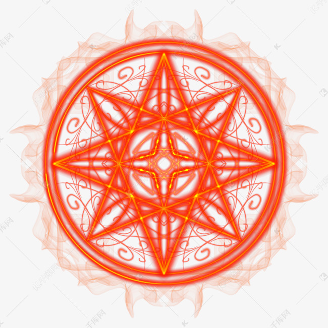 像血一样的魔法阵