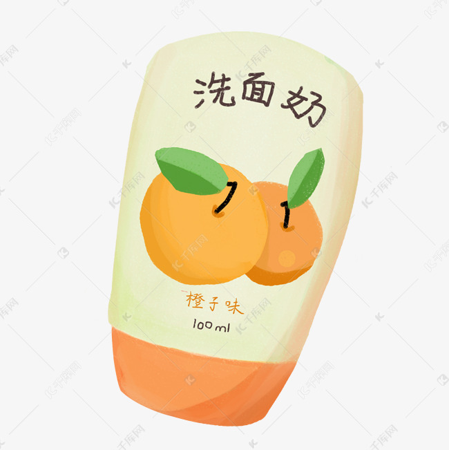 卡通洗面奶