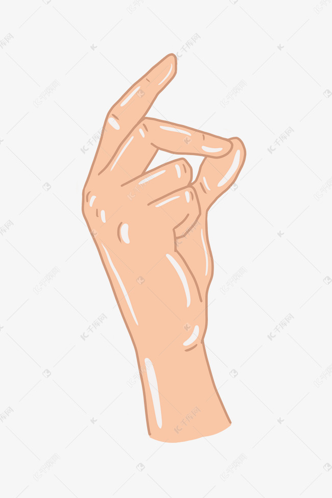 个性打响指手势