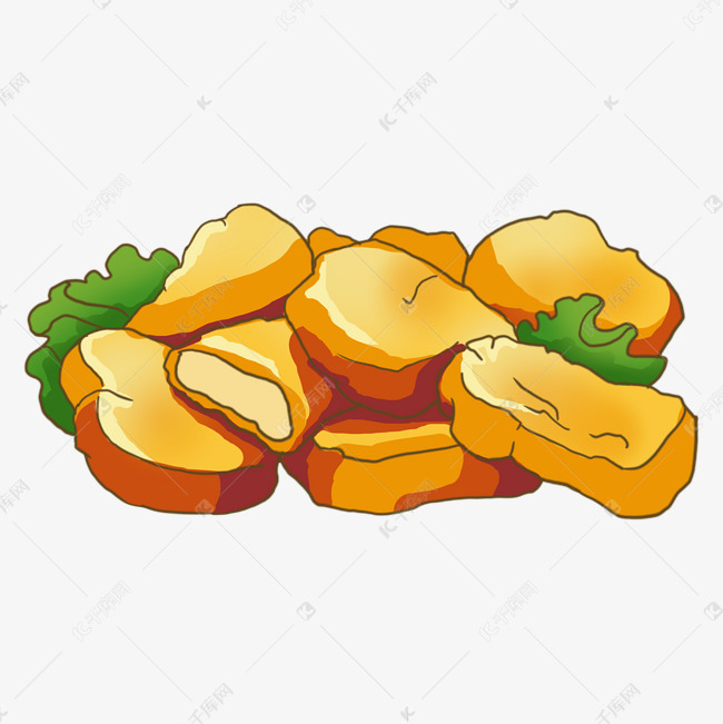 经典休闲小吃上校鸡块