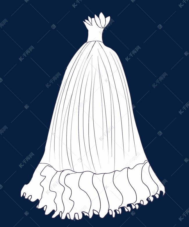 蓬蓬裙婚纱卡通服饰