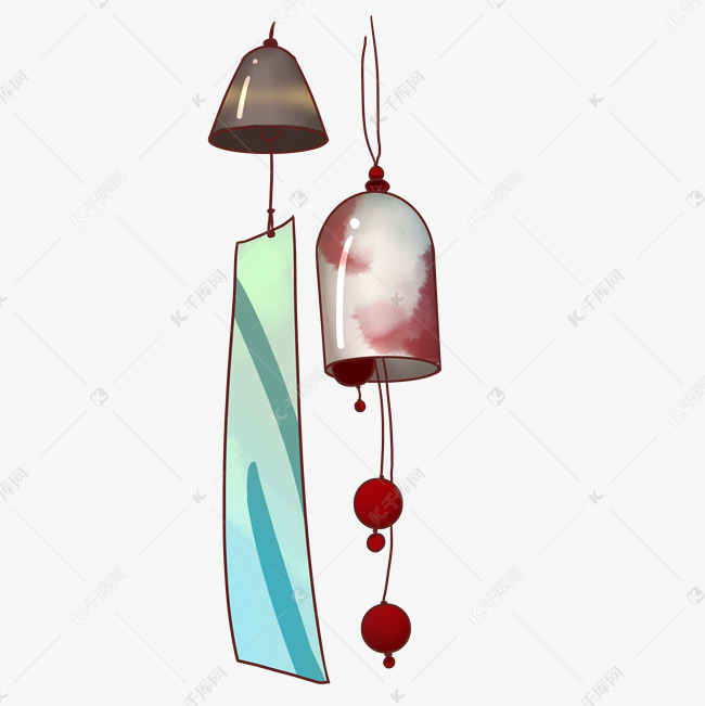 两个风铃装饰品