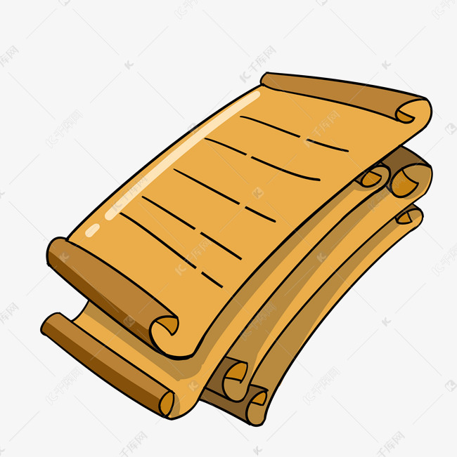 纸张黄色卡通装饰