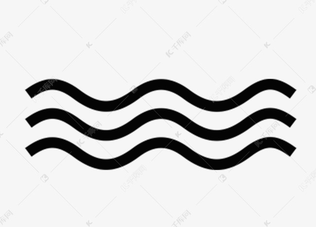 水波纹线条
