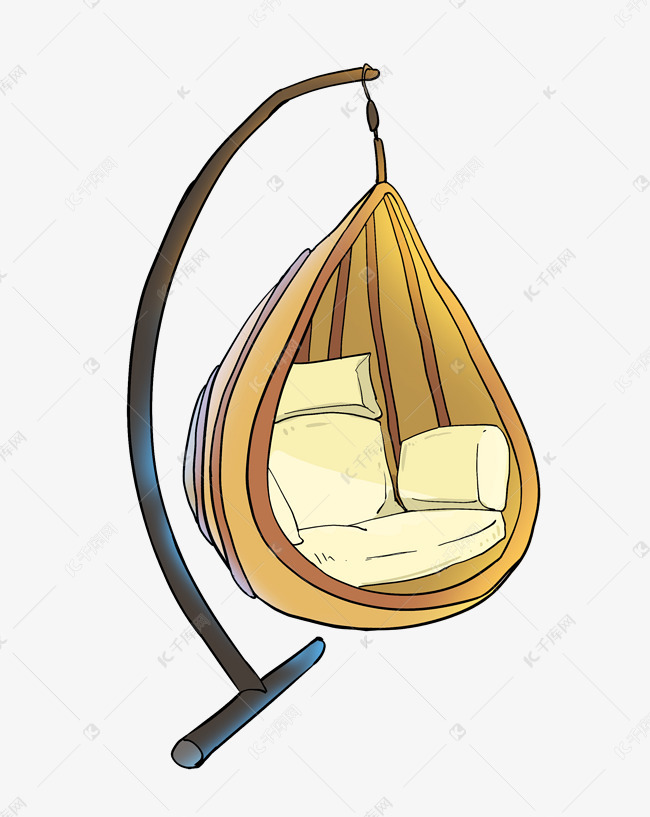漂亮装饰吊椅插图