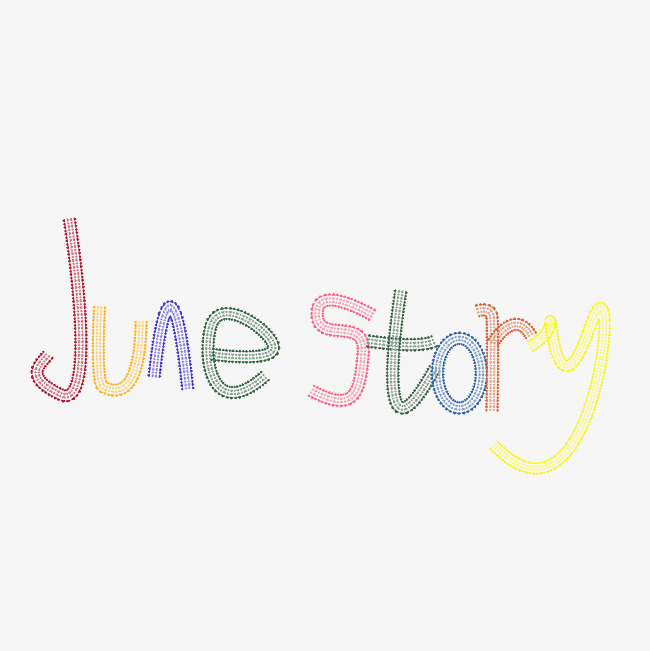 june story字母创意设计矢量图_艺术字设计_千库网