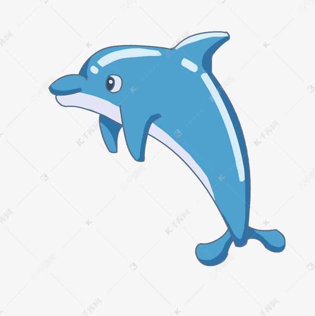 蓝色海豚生物