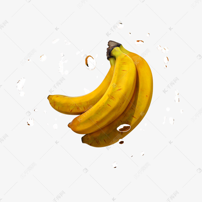立体香蕉png图