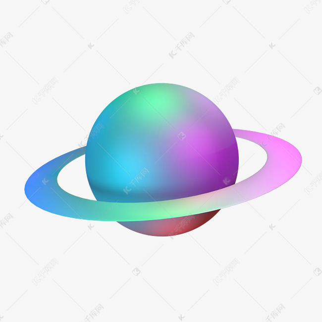 c4d立体蒸汽波星球免费