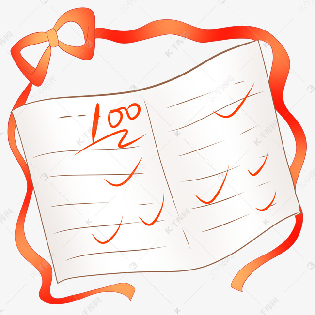 蝴蝶结纸张卷子