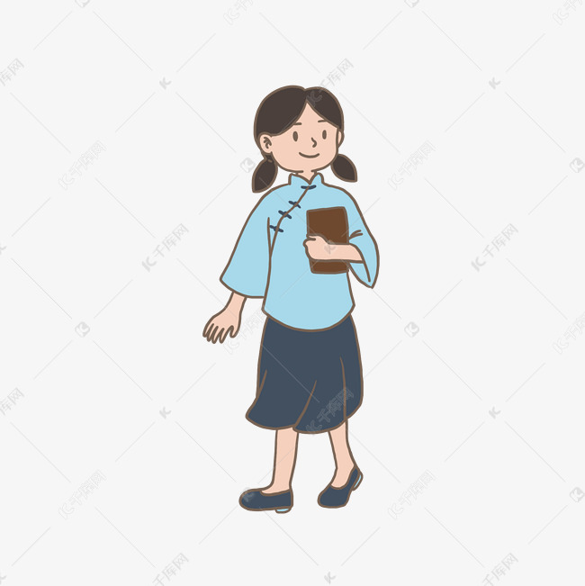 五四青年节民国学生装女学生