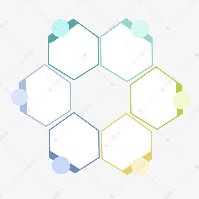 六边形组合ppt分类