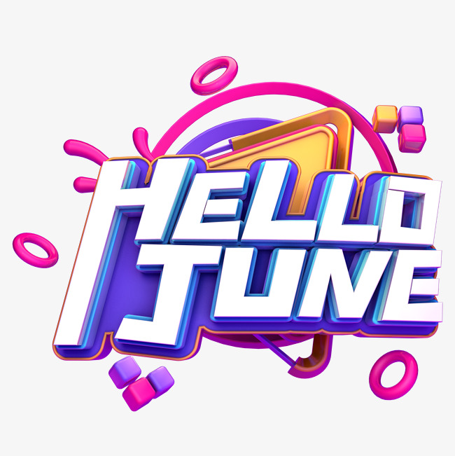 hello june_艺术字设计_千库网