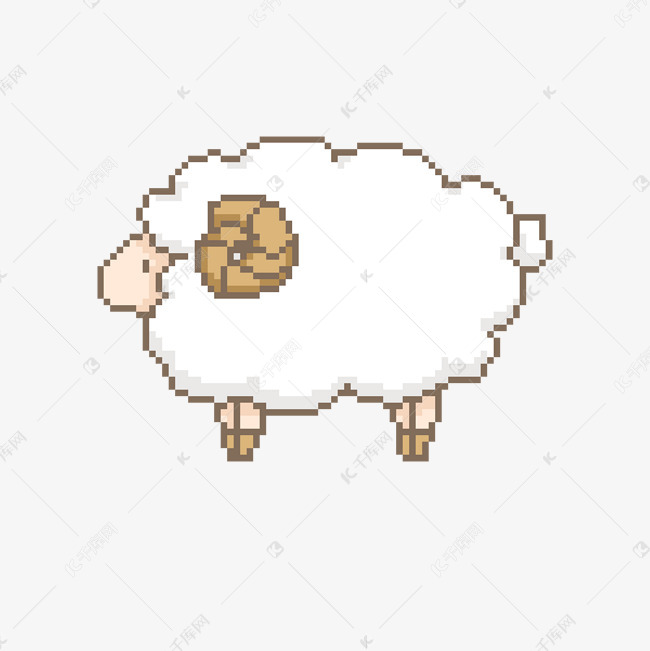 像素风绵羊