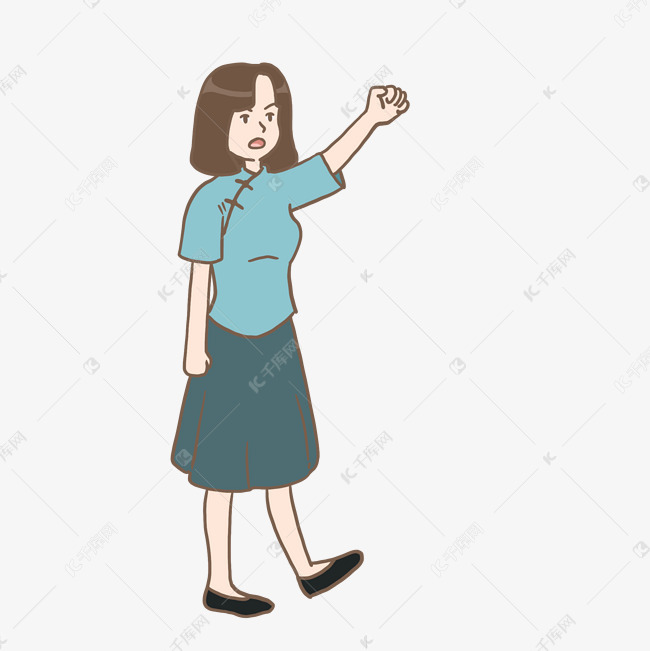 五四青年节民国学生装女学生