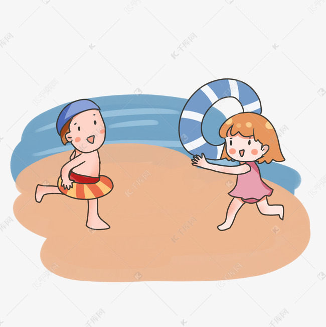 卡通六一儿童节小孩子玩游戏素材图片免费下载-千库网