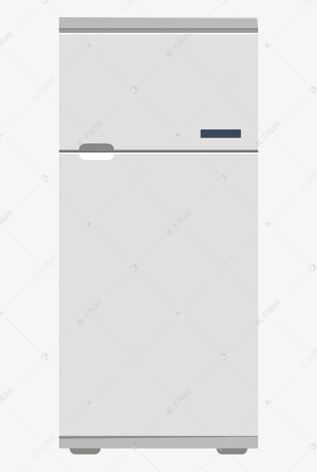 白色立体冰箱