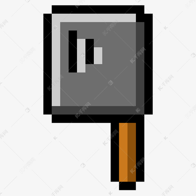 像素风格菜刀图标