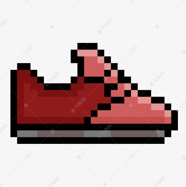 像素风格运动鞋图标