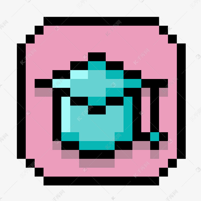 像素风格博士帽图标