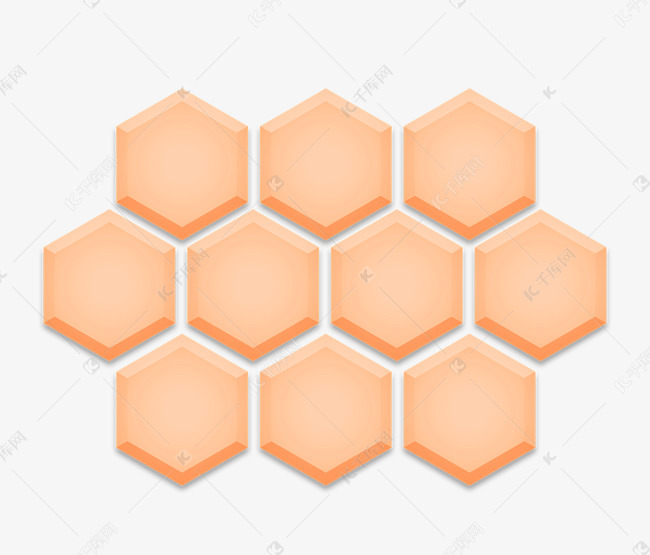 六边形拼接图形