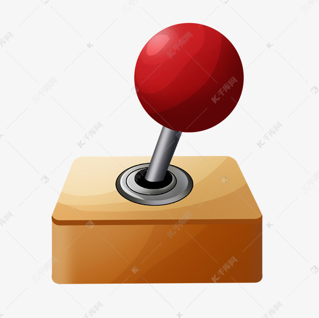 红色游戏摇杆素材图片免费下载-千库网