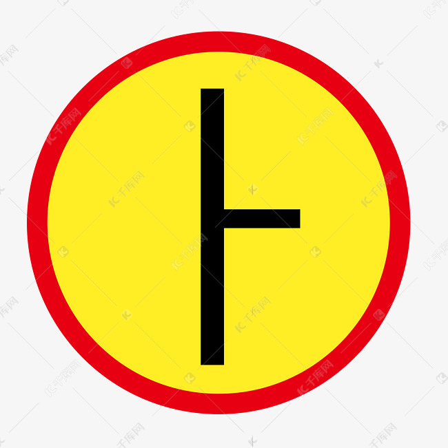 圆形牌子警示牌