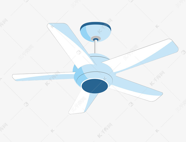夏季旋转吊扇