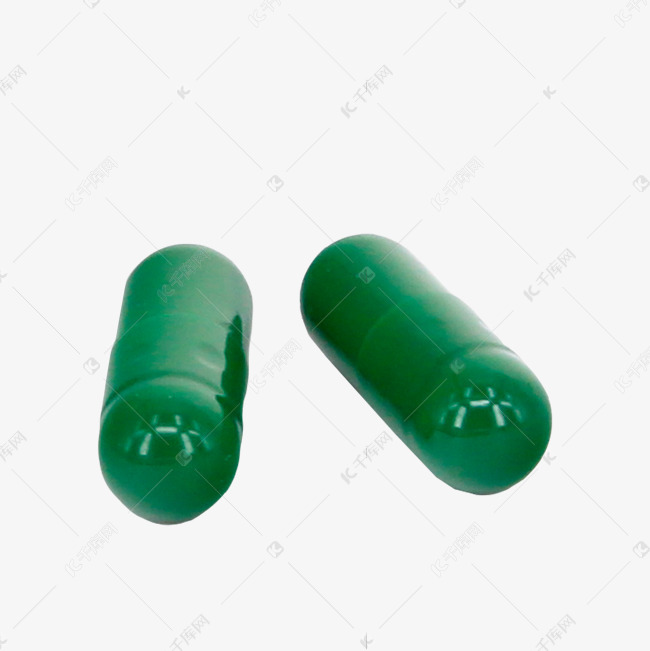 绿色胶囊素材图片免费下载-千库网