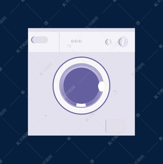 洗衣机俯视图平面图图片