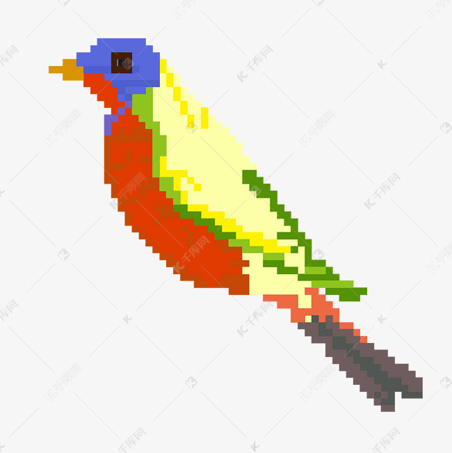 动物小鸟像素素材图片免费下载-千库网