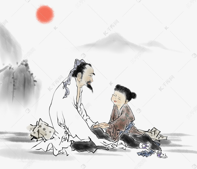 老中医古代诊脉图