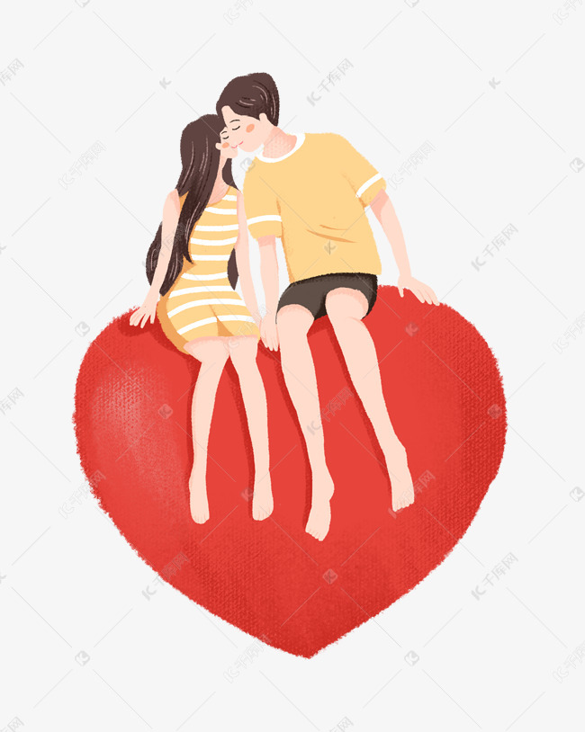 爱心情侣甜蜜素材