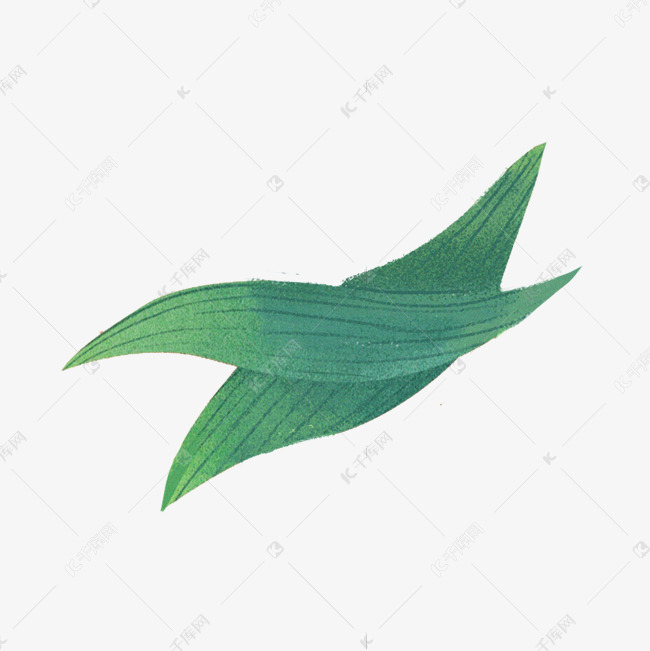 端午节包粽子的叶子素材