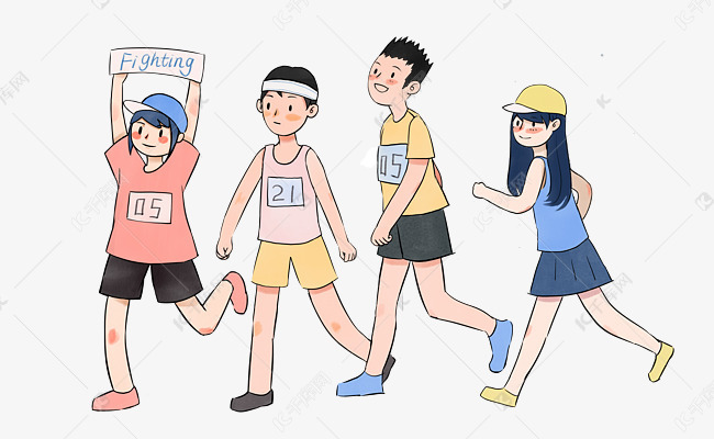 运动会赛事田径跑步大学生