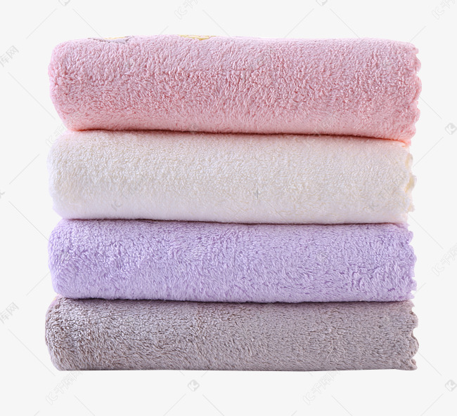 卡通图案全棉全棉印花毛巾素材图片免费下载-千库网