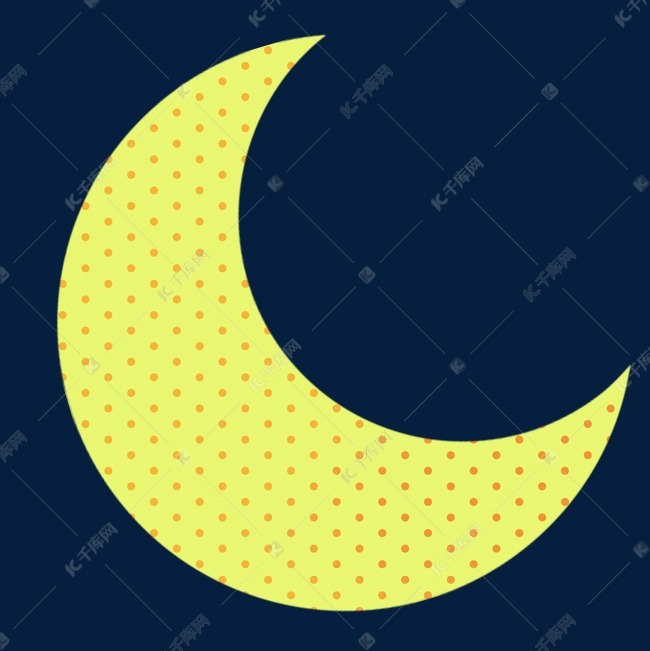 免抠元素 图案 黄色月亮图案素材来源:千库网商用版权素材(图片编号