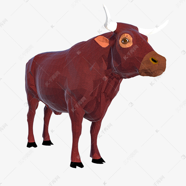 3d仿真牛