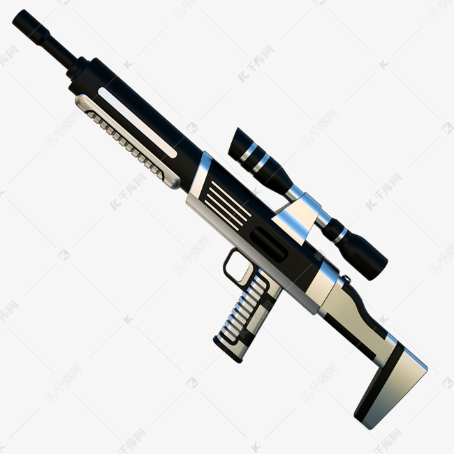 科幻单持狙击枪