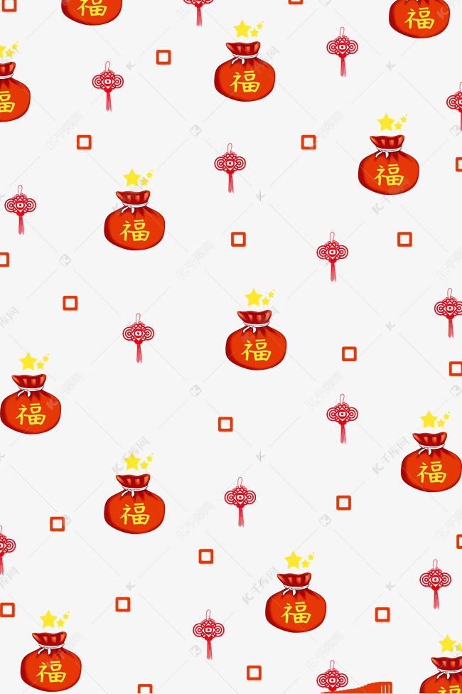 新年灯笼底纹素材图片免费下载-千库网