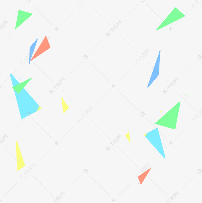 漂浮三角素材图片免费下载 高清漂浮素材psd 千库网 图片编号
