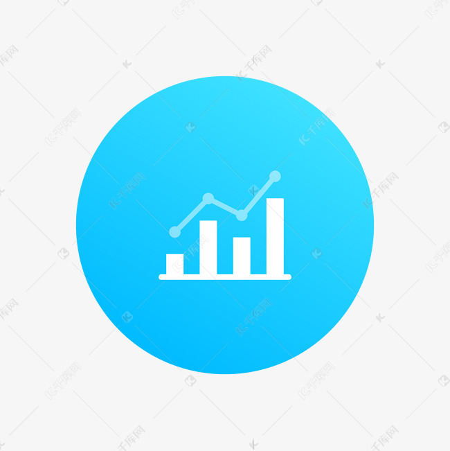 蓝色数据分析免抠图素材图片免费下载-千库网