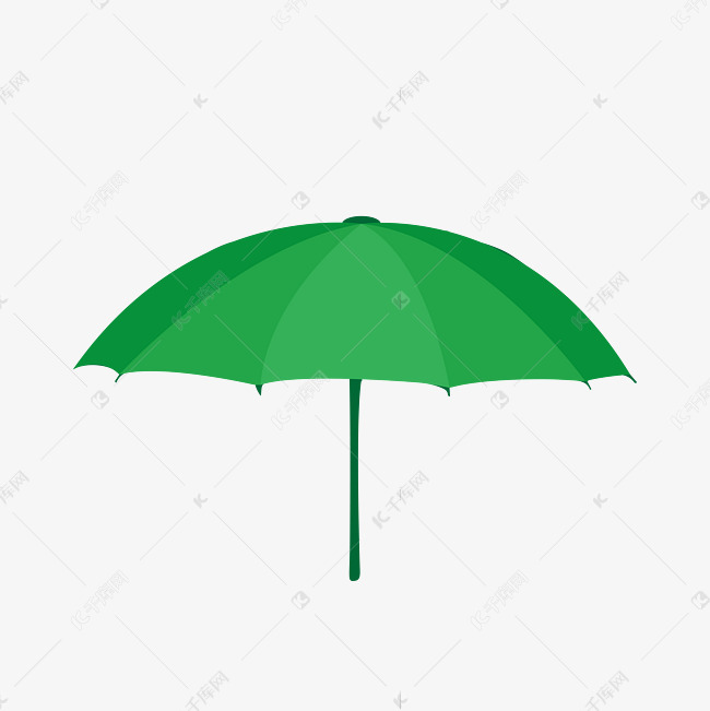 绿伞保护伞雨伞