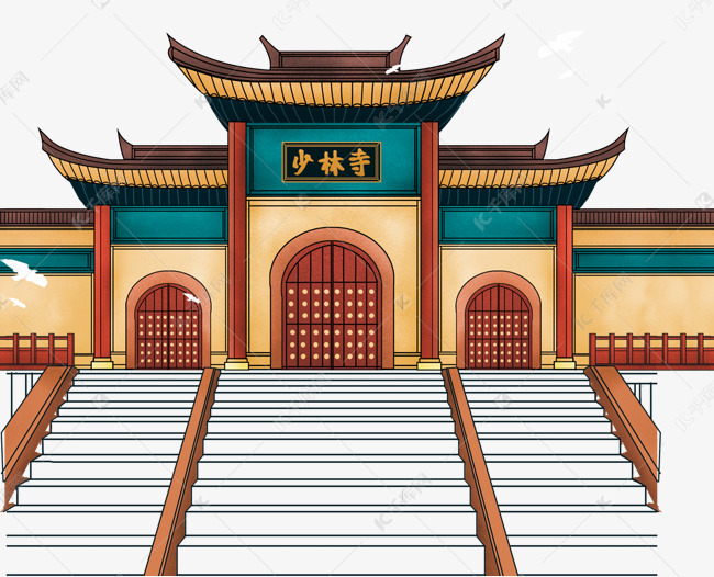 古风建筑少林寺