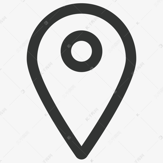 位置定位矢量图标